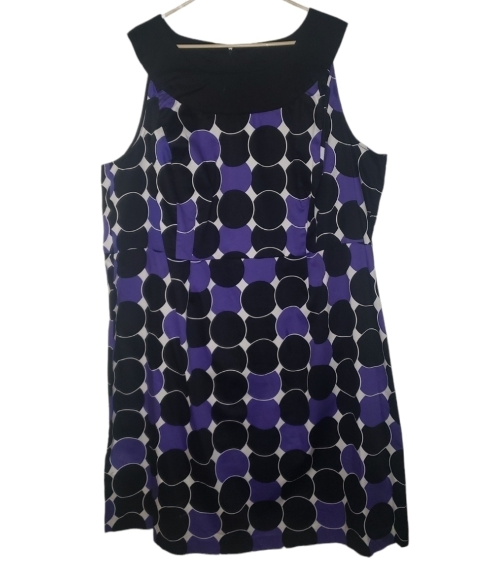 𝅺LANE Bryant Plus NWT Shift Sleeveless Dress Women's Size 28